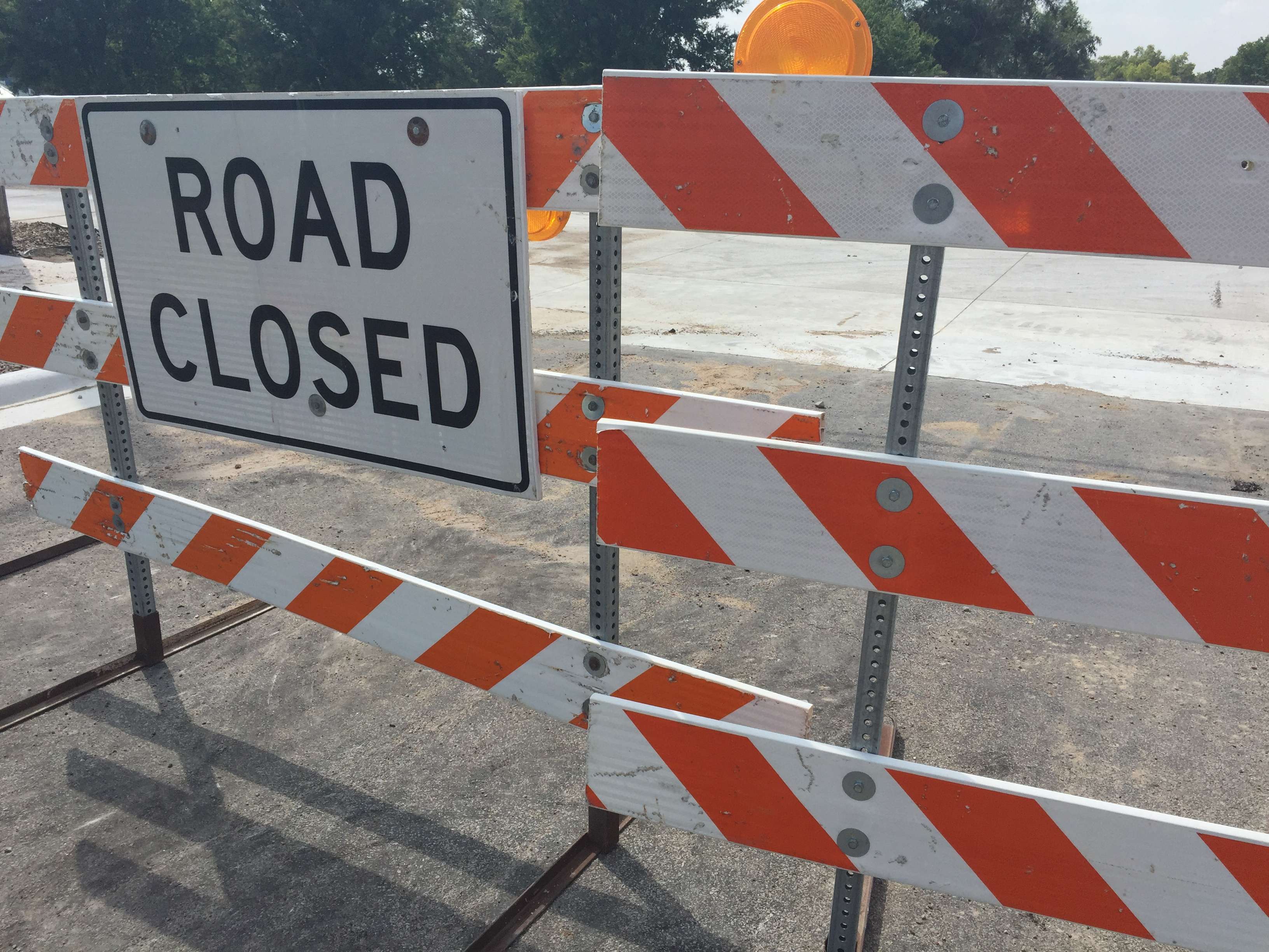 Portion of Pine Street closed for reconstruction
