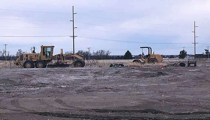 Dirt work has begun on the site of a new Avid hotel north of I-70 and west of Old Chicago in Hays. A&nbsp;Community Improvement District was approved for the hotel Thursday night.