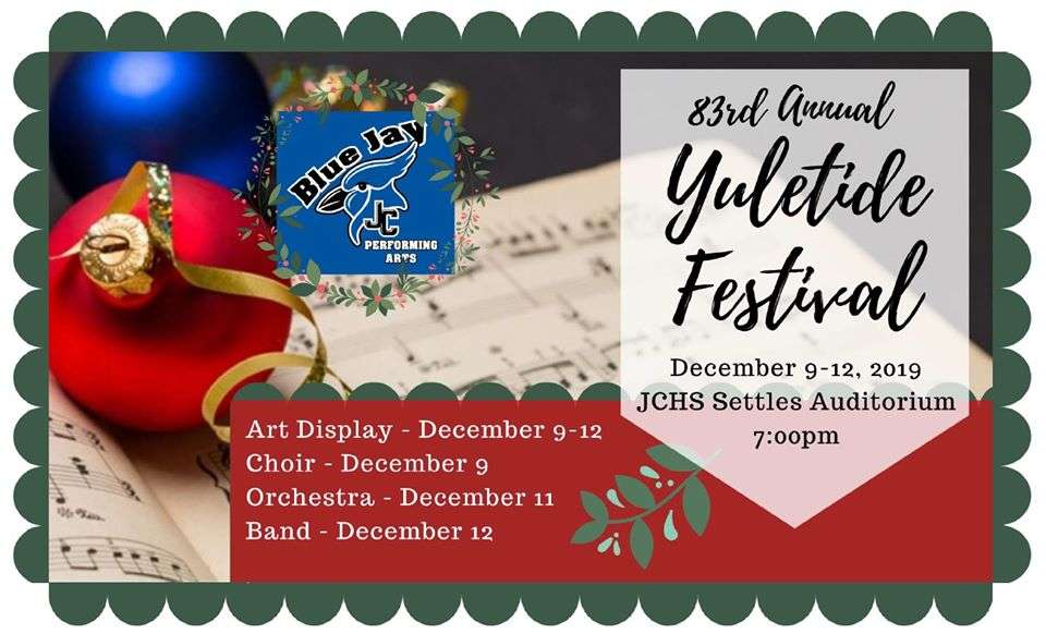 The dates are set for the Yuletide Festival at Junction City High School