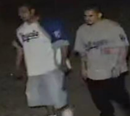 Suspects captured on security cameras on the night of the shooting -image KCK Police