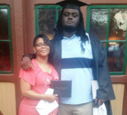 Braeden Bradforth and his mother courtesy photo