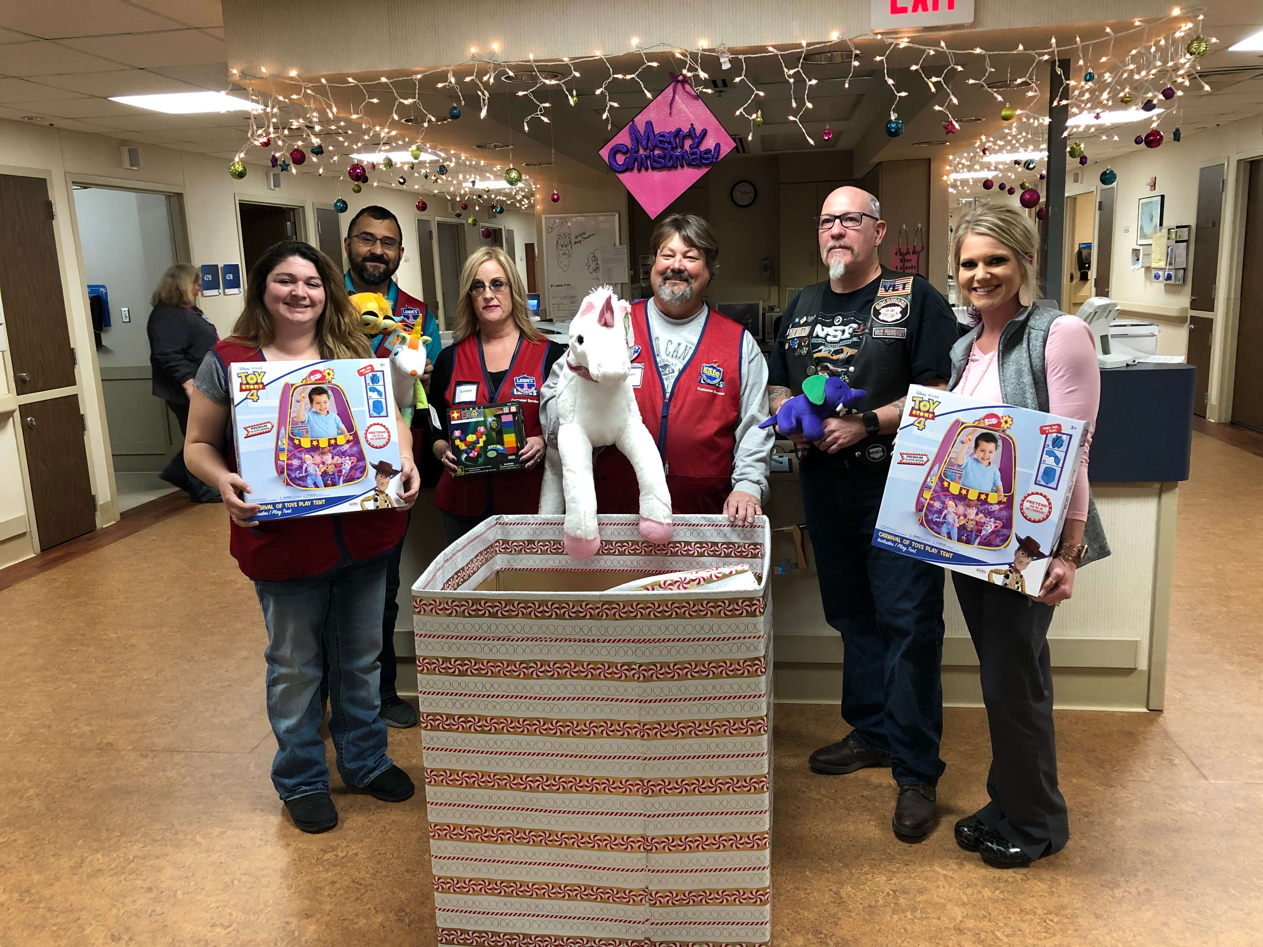 Hospital receives donation of toys