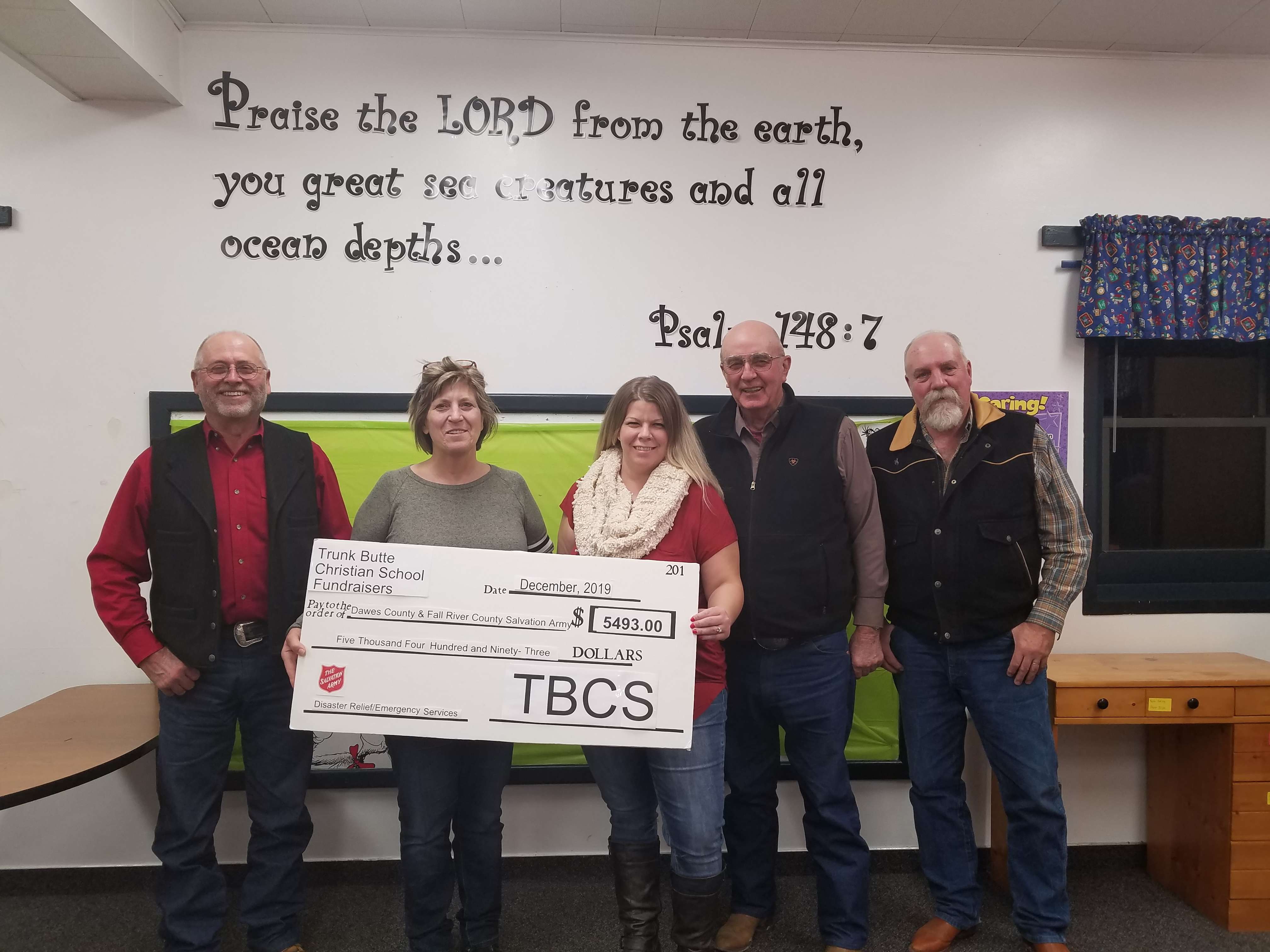 Salvation Army receives donations in NE, SD from Chadron and Hot