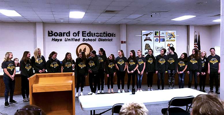 HMS seventh-grade girls basketball teams