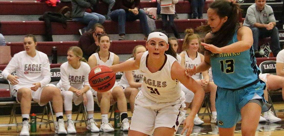 CSC Senior McKenna McClintic drives the ball against Fort Lewis in a previous game.