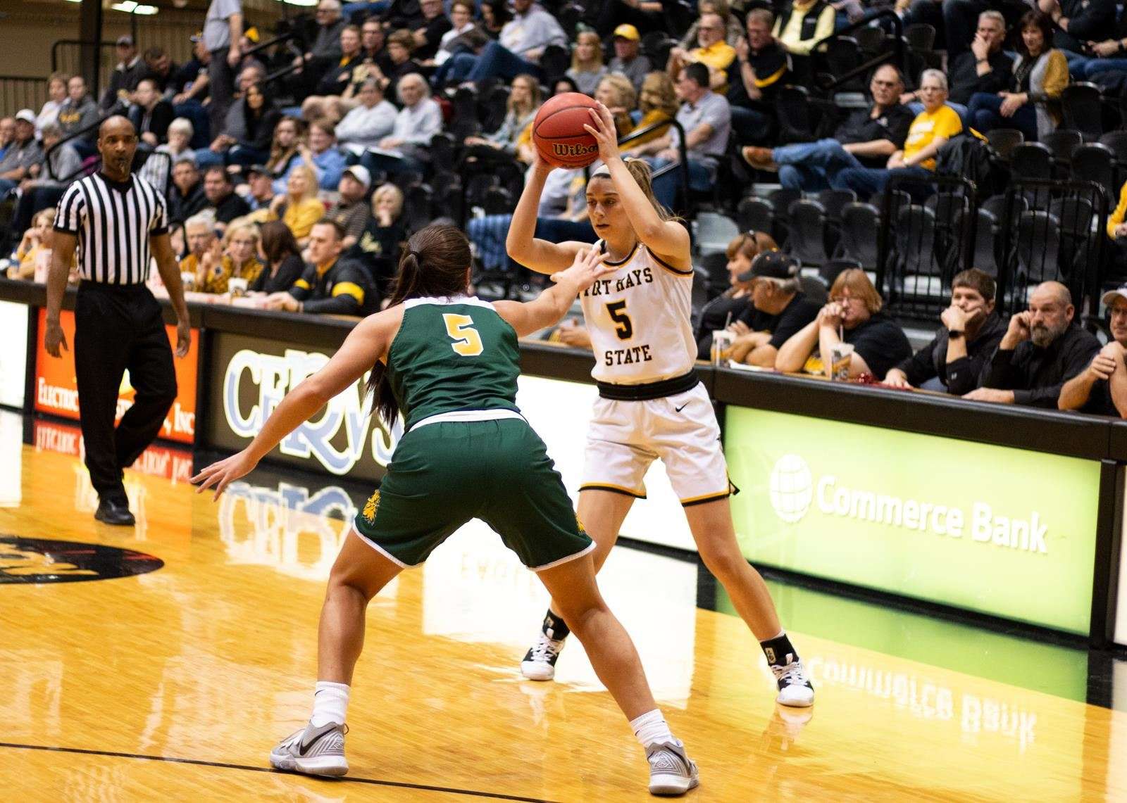 <b>FHSU's  Taylor Rolfs. </b>Photo by Sam Leventhal courtesy <a href="http://fhsuathletics.com">fhsuathletics.com</a>