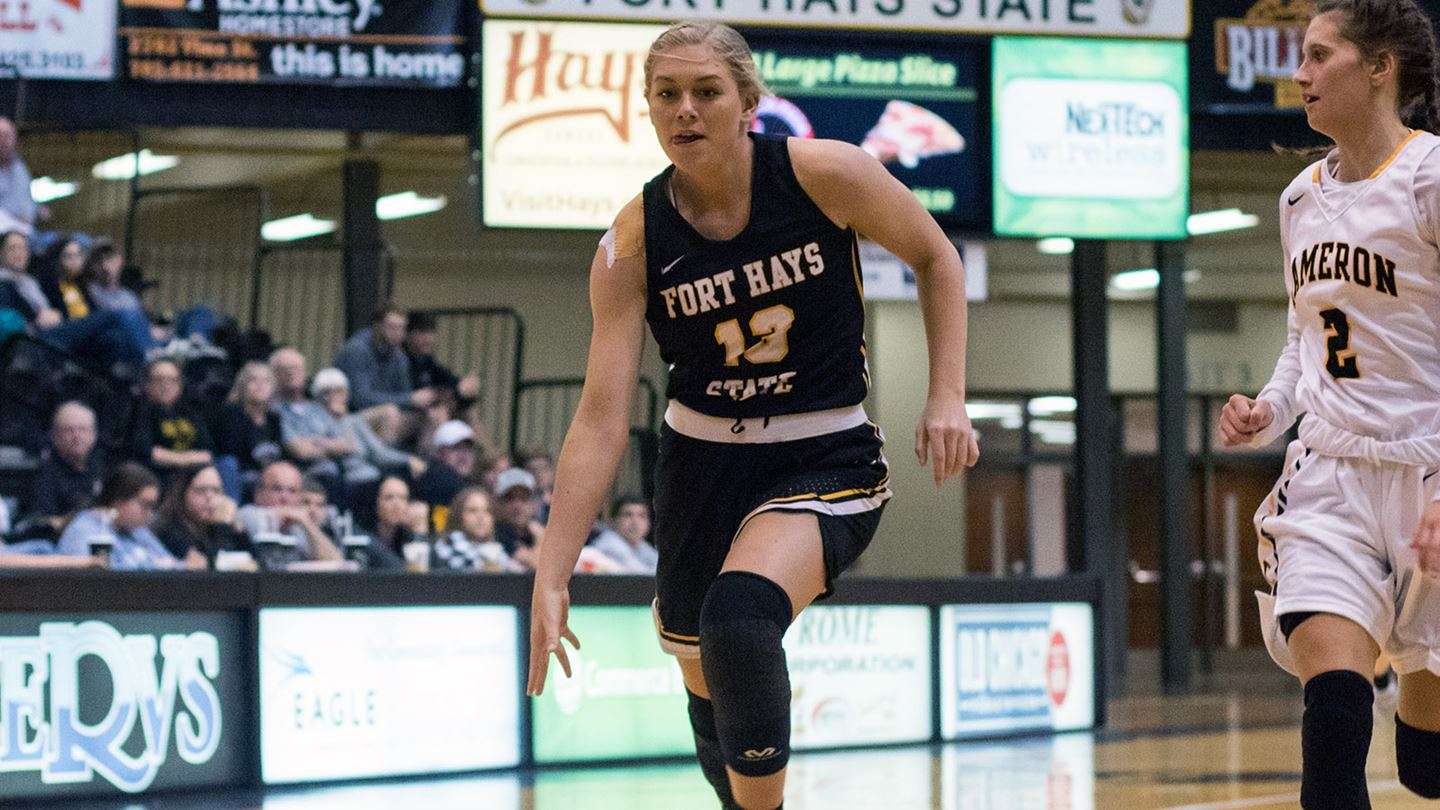 <b>FHSU's Hailey Walker.</b> Photo by Allie Schweizer courtesy <a href="http://fhsuathletics.com">fhsuathletics.com</a>