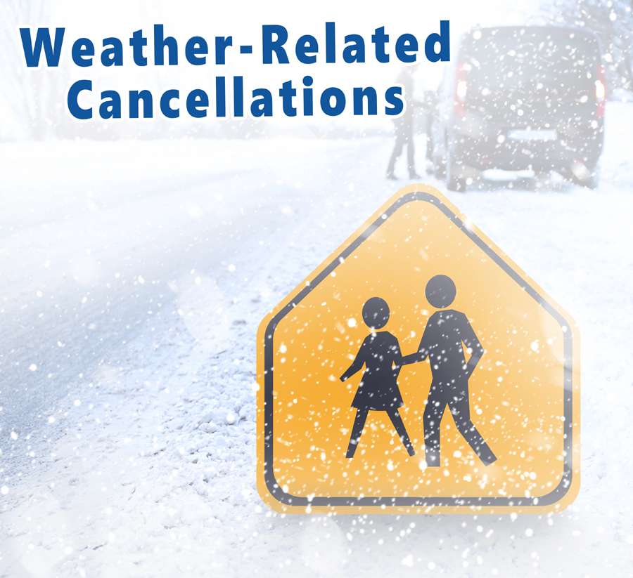 Weather delays and cancellations