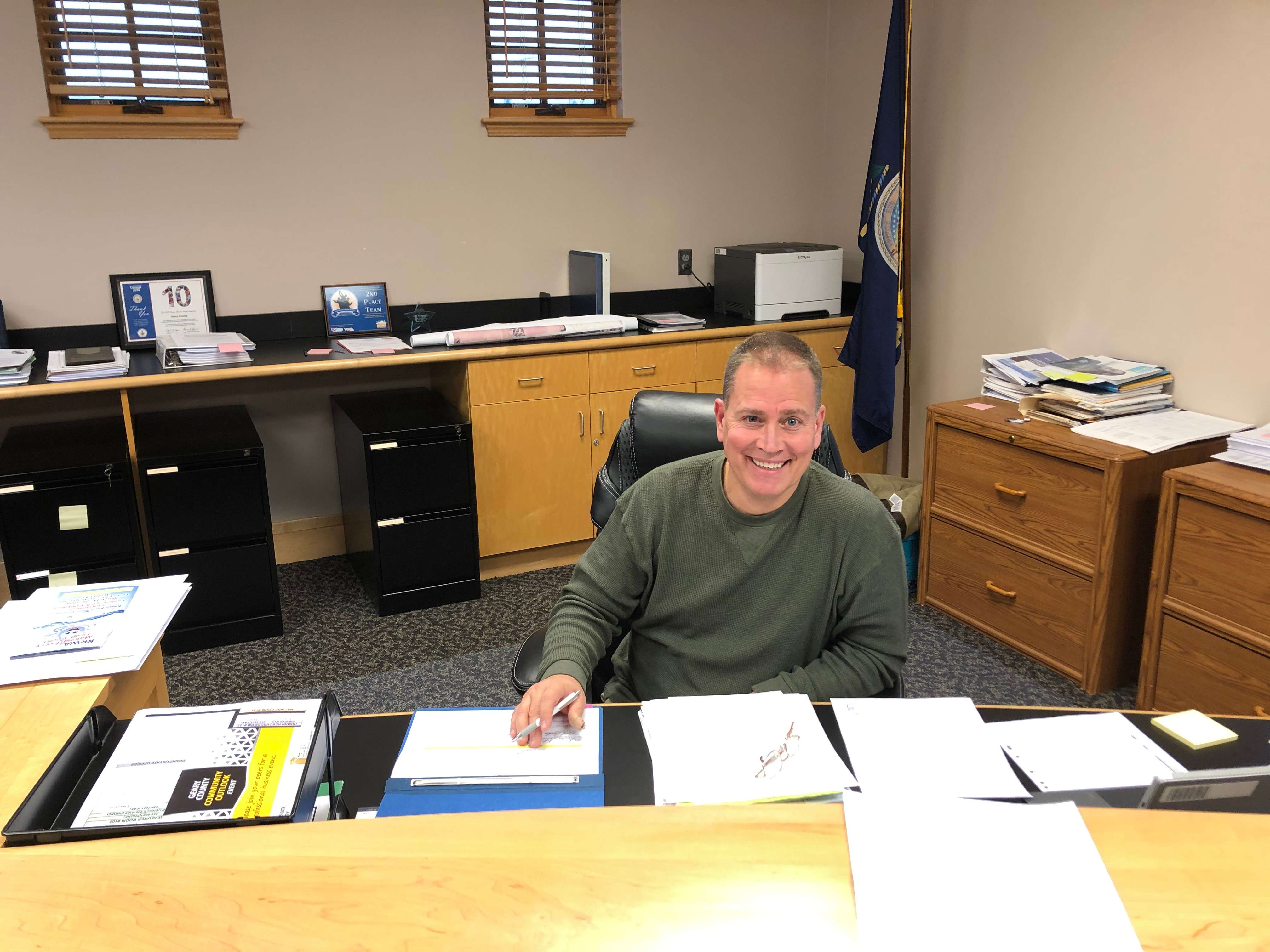 New Geary County Commissioner Brad Scholz