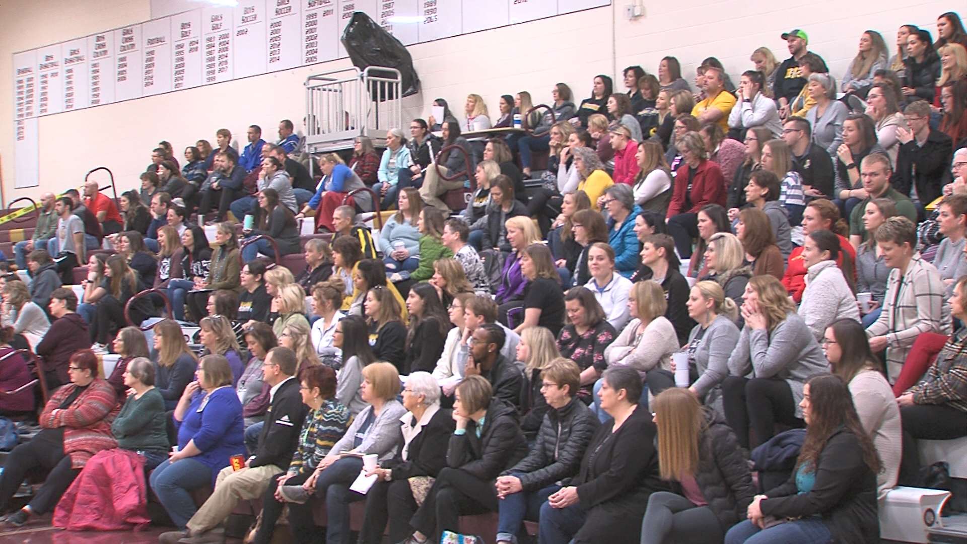 More than 600 area teachers and paras attended Monday's inservice program in Hays. 