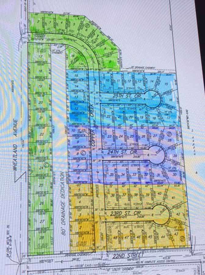 The proposed development by Grow Hays for 75 affordable houses to be built directly east of NCK Technical College.