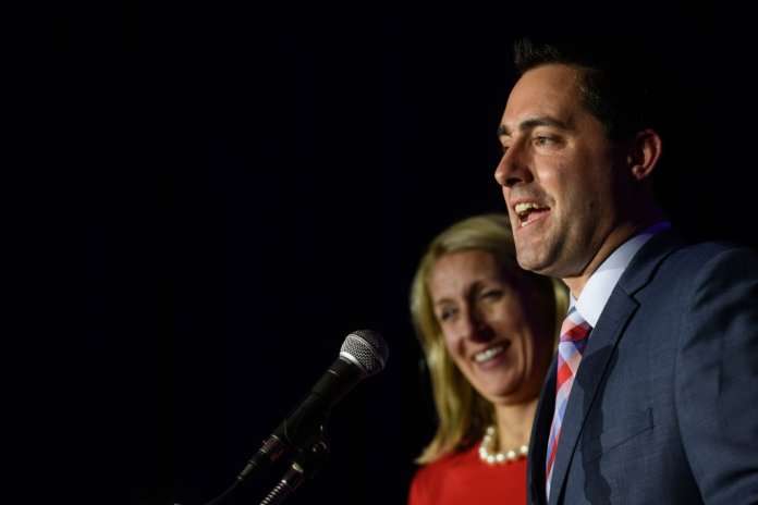 <b>Ohio Secretary of State Frank LaRose downplays the significance of voter fraud but claims to have found 77 examples of non-citizens voting and turned to Hans von Spakovsky, a discredited purveyor of voter fraud myths, for counsel on ballot drop boxes. </b>(Getty Images)