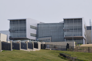  The National Bio and Agro-Defense Facility in Manhattan, Kansas is nearing completion. Credit Brian Grimmett / Kansas News Service