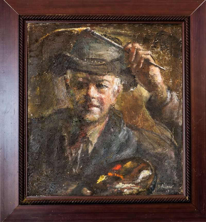 <b>Jim D. Nelson's "On the Other Side."</b> Photo courtesy Salina Public Library