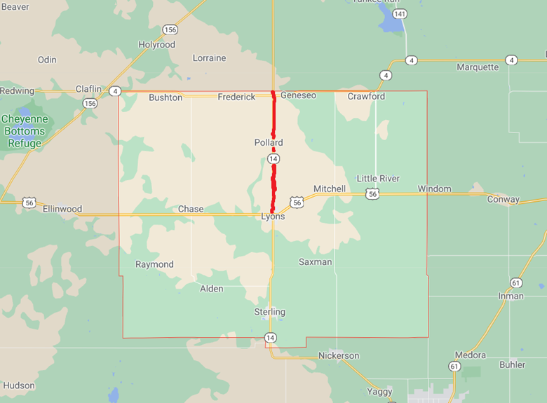K14 resurfacing north of Lyons begins soon