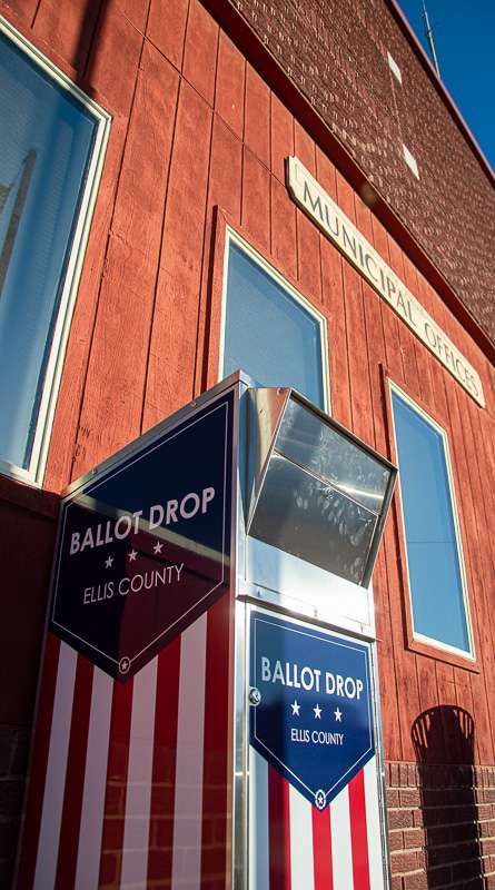 Ellis County ballot drop box