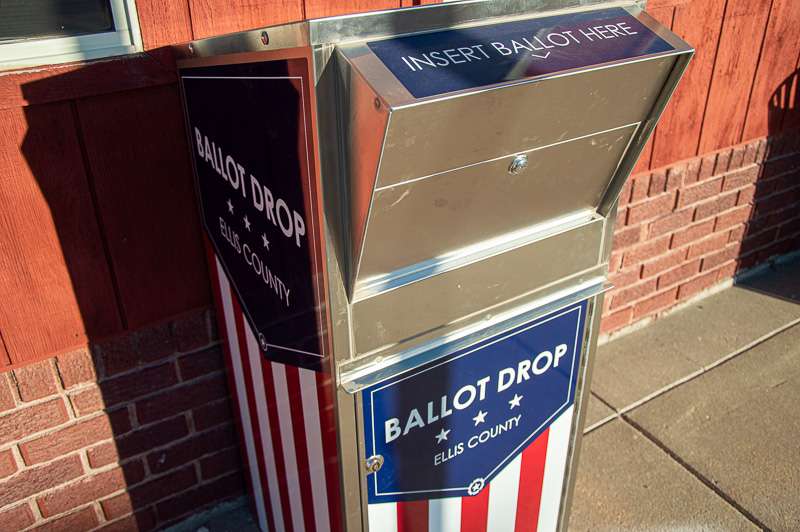 Ellis County ballot drop box