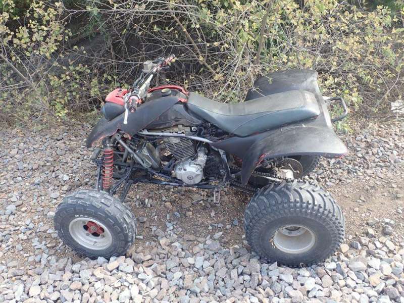 <b>The four-wheeler found near the railroad tracks along West Old Highway 40. </b>Photos courtesy Saline County Sheriff's Office
