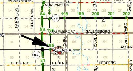 Map courtesy Saline County
