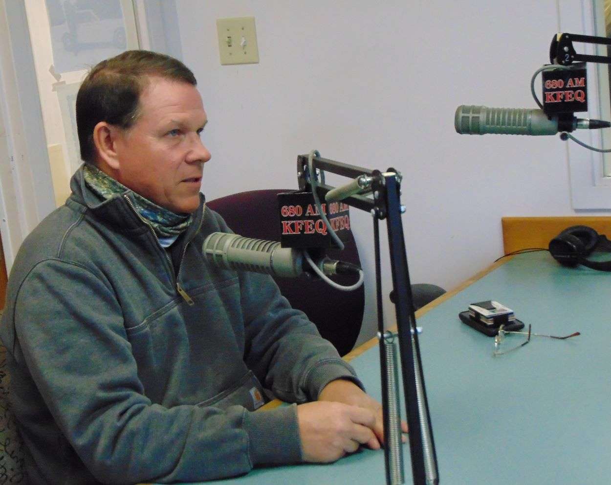Congressman Sam Graves on the KFEQ Hotline/Photo by Brent Martin