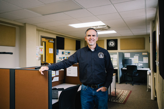 Brett Zollinger, director of the Docking Institute of Public Affairs at Fort Hays State University, said the annual Kansas Speaks statewide survey chronicled household impact of COVID-19, attitudes about wearing a mask and who people trust with medical advice during the crisis. (Submitted to Kansas Reflector)