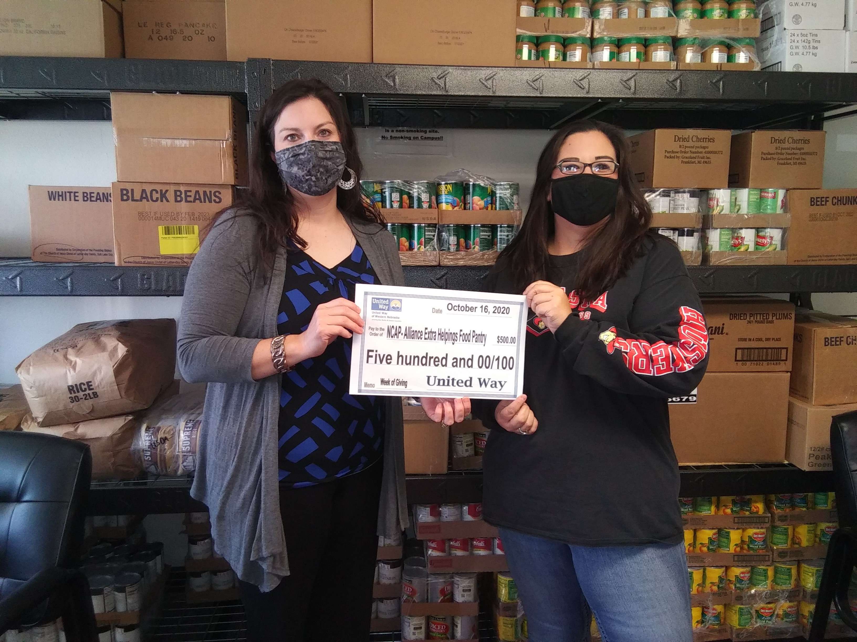 Karen Benzel (United Way Director) and Nina Benjamin (NCAP Community Services Navigator)