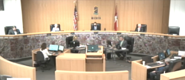 Wichita City Council during their meeting Nov. 3