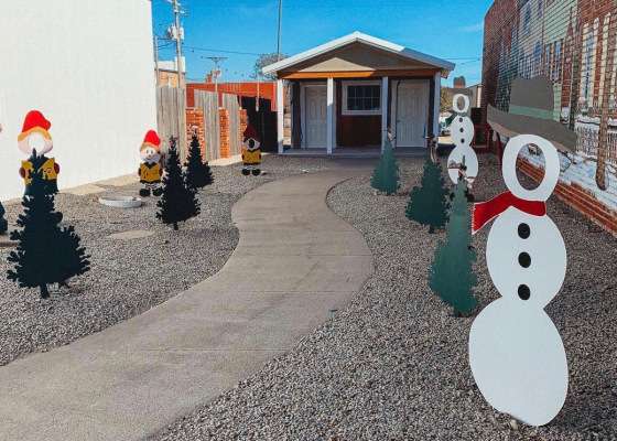 Santa's new house in WaKeeney's North Pole Park