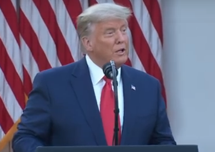 President&nbsp;Trump during a Rose Garden press conference on Friday spoke publicly for the first time since the election. He took no questions from reporters.