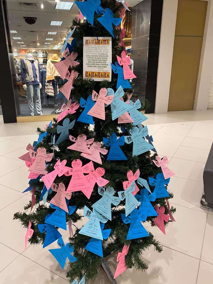 An Angel Tree at Big Creek Crossing last Christmas.