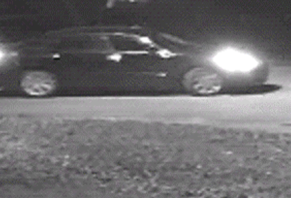 This passenger vehicle was identified in the area at the time of the burglaries- photo Pottawatomie Co. Sheriff