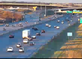 A quiet drive on northbound Interstate 35 just south of 435 in Kansas City Friday afternoon