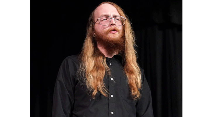 <i>Brandon Montgomery, of Maxwell, sings during a fall recital at North Platte Community College. He will be one of the performers at NPCC’s Holiday Concert December 10.</i>on-montgomery.png