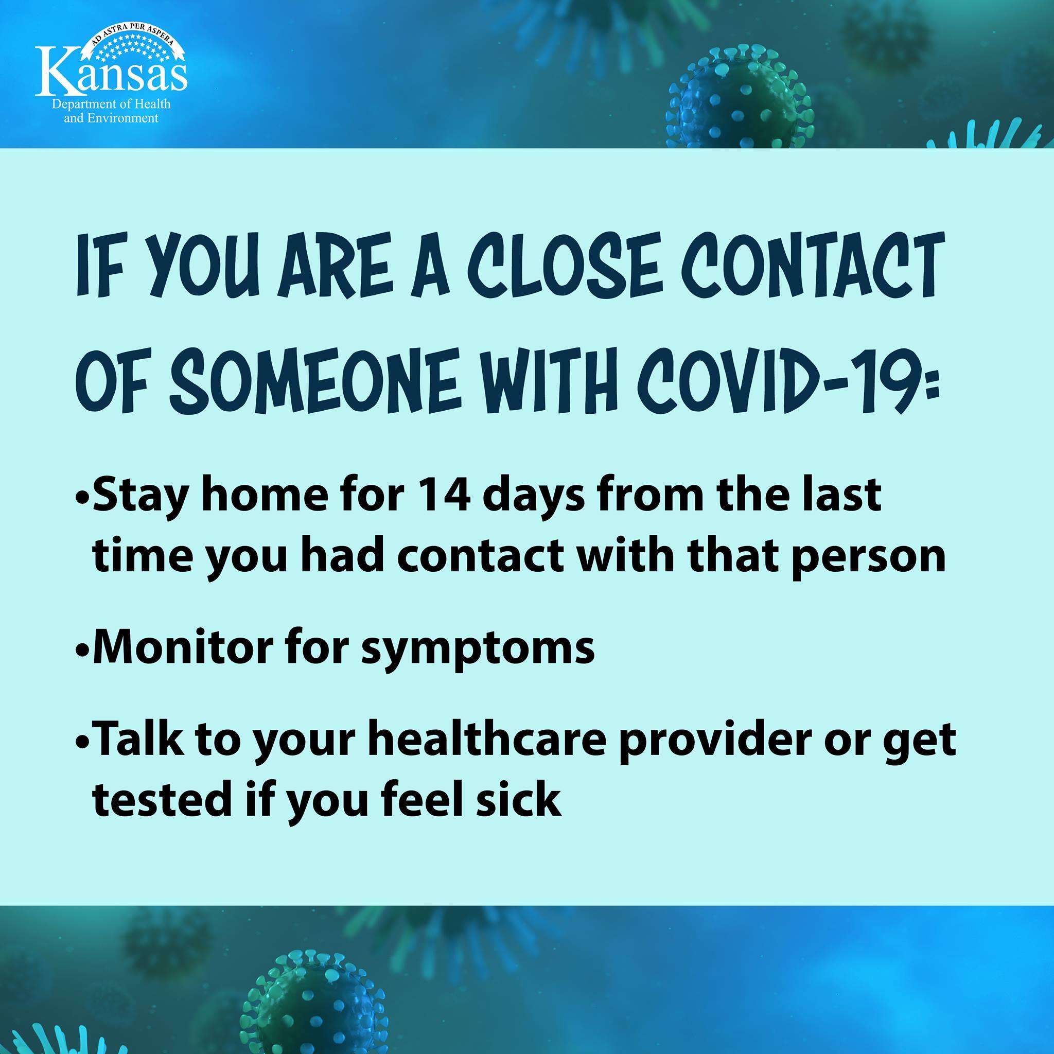 Defining what is a 'close contact' of someone with COVID19