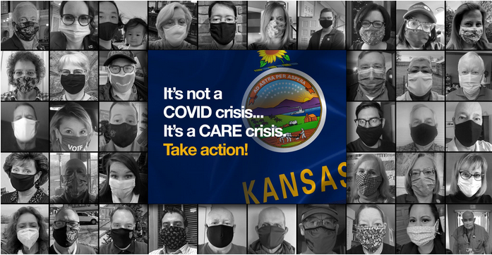 More than 60 members of the Kansas Legislature , both Republicans and Democrats, signed a letter urging more Kansans to respond to the COVID-19 health crisis by wearing a mask and adhering to other public safety recommendations. (Submitted/Kansas Reflector) 