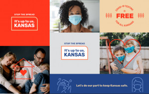 Gov. Laura Kelly says a new statewide campaign developed through a public-private partnership is underway to convince more Kansans to take basic steps to deter spread of COVID-19 and to take advantage of opportunities to be tested for the virus. (Submitted/Kansas Reflector)