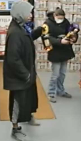 Photo of armed suspects at Cheema's in Chadron.&nbsp;