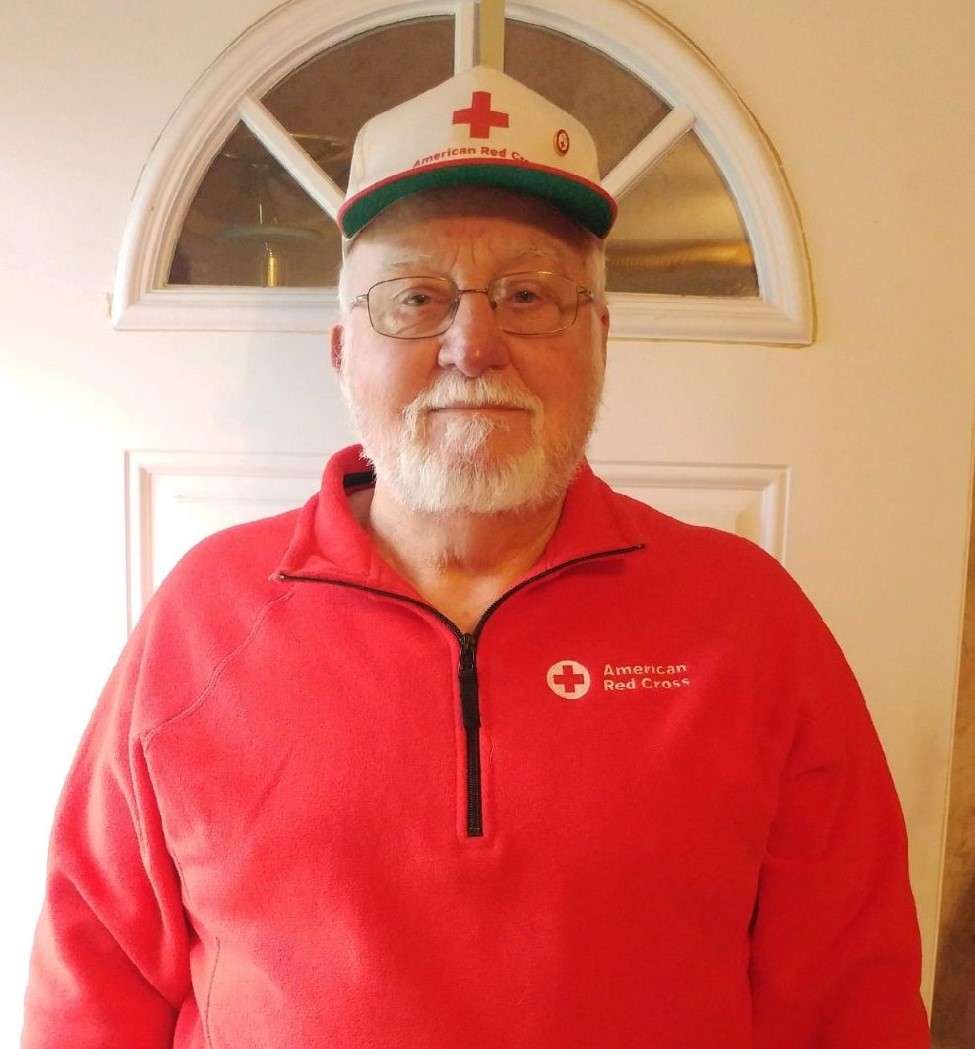 Pete Peterson, Hays, received the 2020 Red Cross Exceptional Volunteer Service Award.