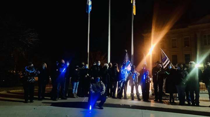 <b>Some of those who participated in the decorating. </b>Photos courtesy Salina Police Department