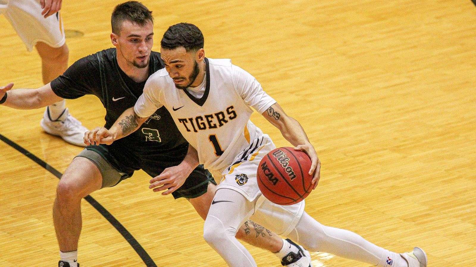 FHSU 's Quinten Rock. Photo by Tylee Biera courtesy <a href="http://fhsuathletics.com">fhsuathletics.com</a>