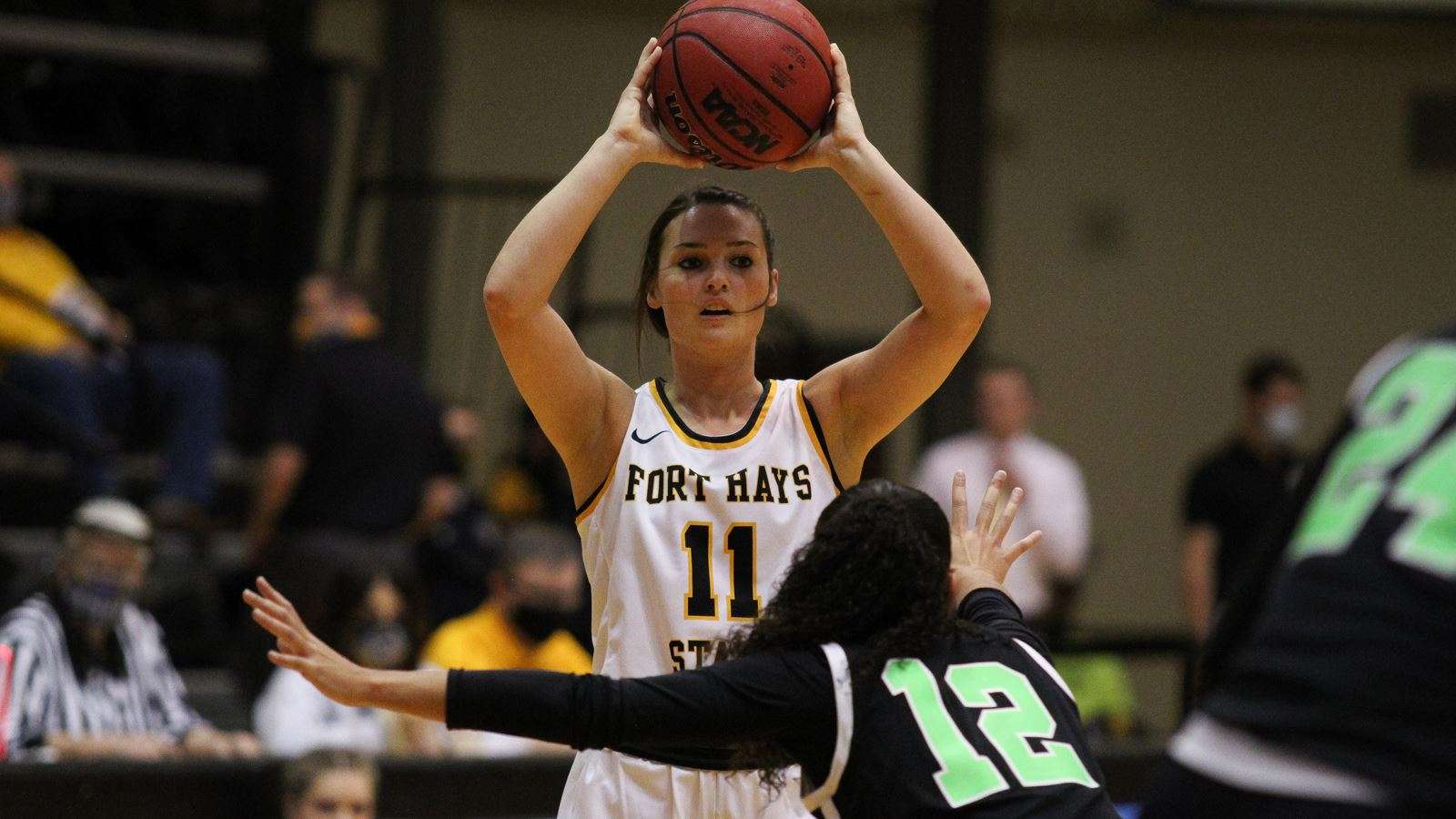 <b>FHSU's Jaden Hobbs. </b>Photo by Tylee Biera courtesy <a href="http://fhsuathletics.com">fhsuathletics.com</a>