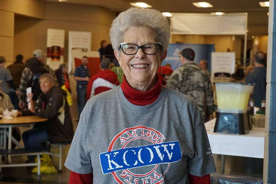 Iossi smiles at the Eagle Radio Home Show in 2018. Photo by Kalin Krohe. 