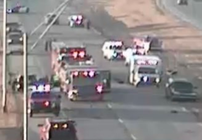 First responders on the scene of the accident -image courtesy KHP