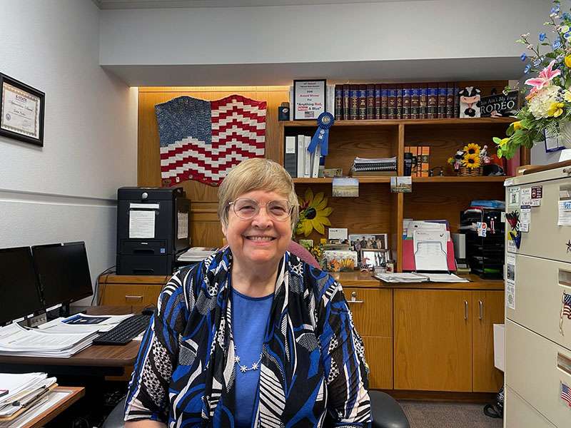 Donna Maskus, Ellis County Clerk, is retiring at the end of her term in January after 21 years working in the clerk's office.