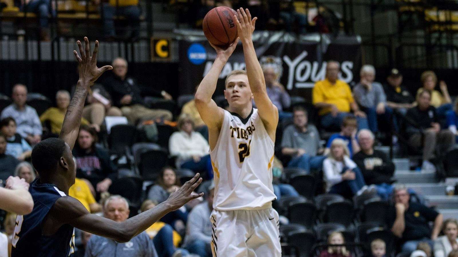 FHSU's Jared Vitztum. Photo by Allie Schweizer courtesy <a href="http://fhsuathletics.com">fhsuathletics.com</a>