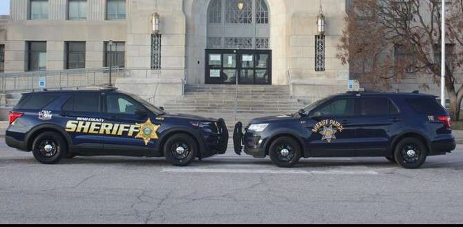 The Reno Co. Sheriff's Department recently changed the look on their patrol cars. The new logo on the left is reflective and more easily seen. The old decals were in use since 1996.