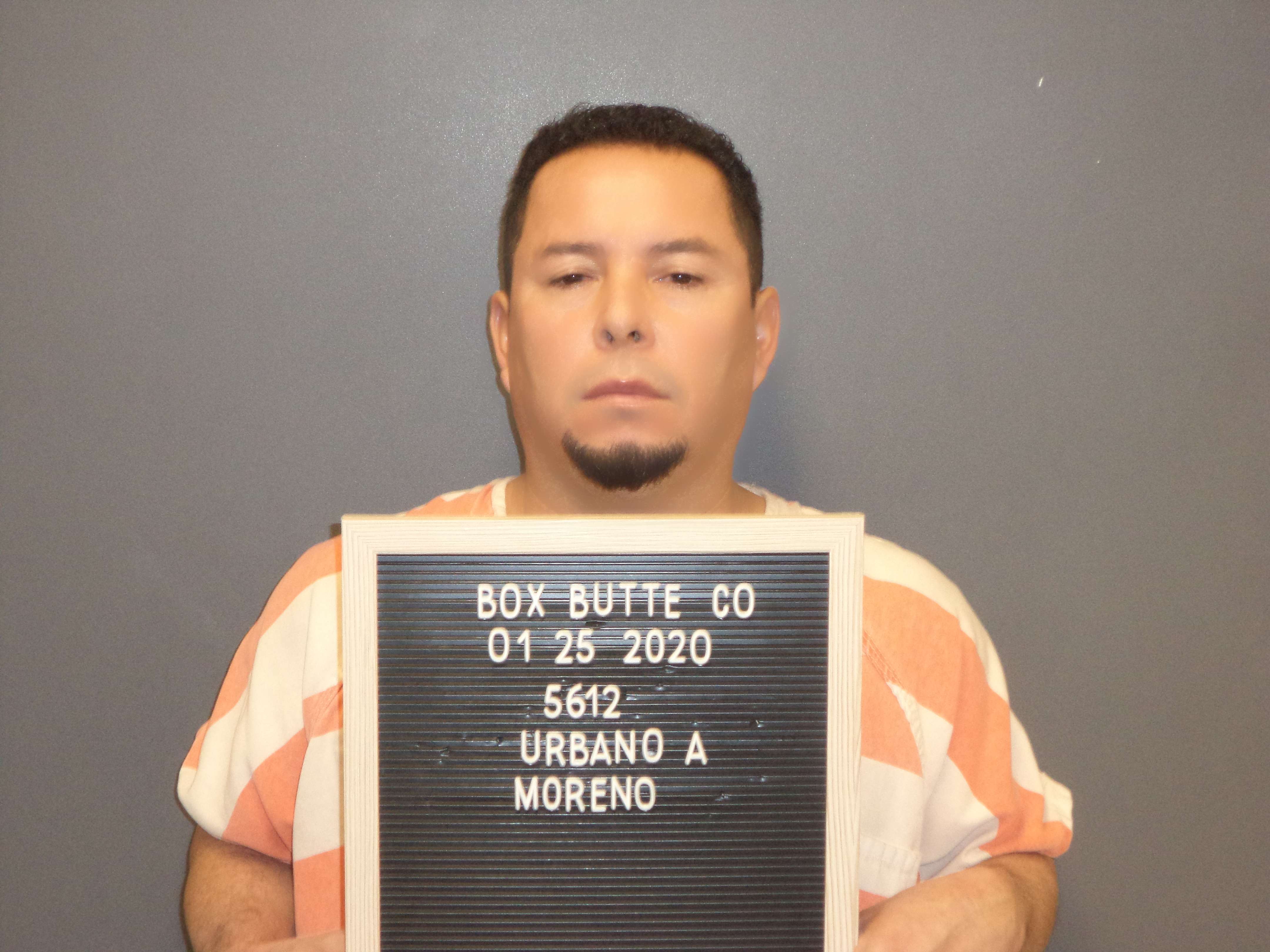 -Urbano Moreno, Class 2 Felony, Sexual assault, Class 3A Felony, False imprisonment 