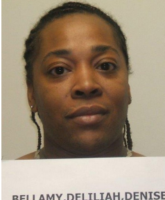 DELILIAH BELLAMY has 3 previous convictions for drugs and 1 for domestic battery, according to the Kansas Department of Corrections.