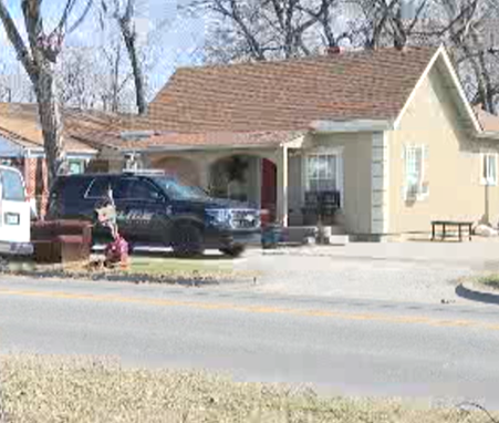 Police on the scene of the shooting investigation Monday -<a href="https://www.kwch.com/content/news/Man-killed-in-early-morning-shooting-in-north-Wichita-568403471.html">photo courtesy KWCH</a>