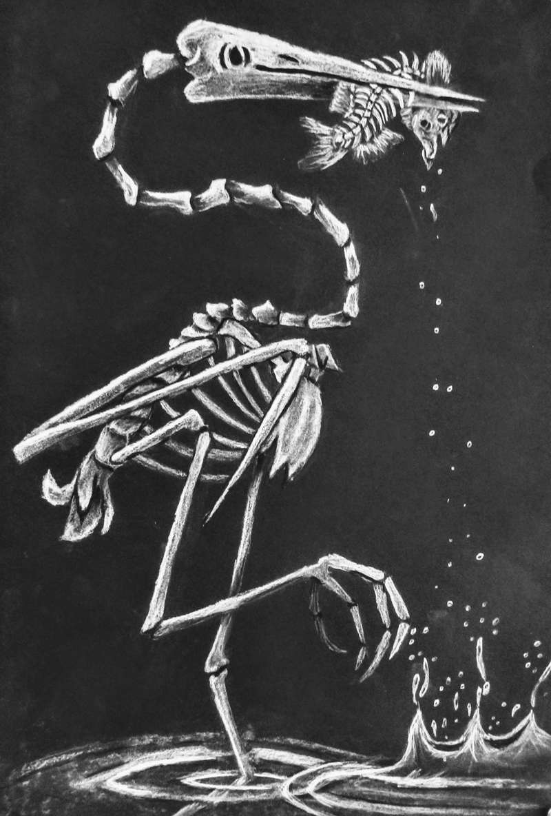 <b>This piece by&nbsp;Katie Buchanan also is in the exhibit.</b>
